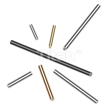 Implant Grade Titanium Internally Threaded Barbell Pins