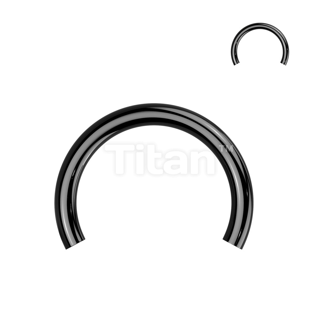 Implant Grade Titanium Internally Threaded Horseshoe Circular Barbell Pins - Image 3