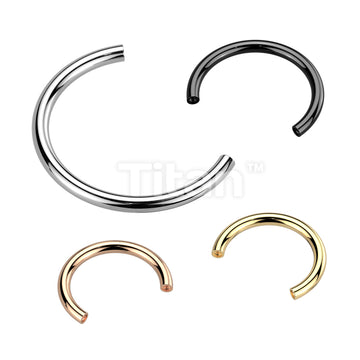 Implant Grade Titanium Internally Threaded Horseshoe Circular Barbell Pins