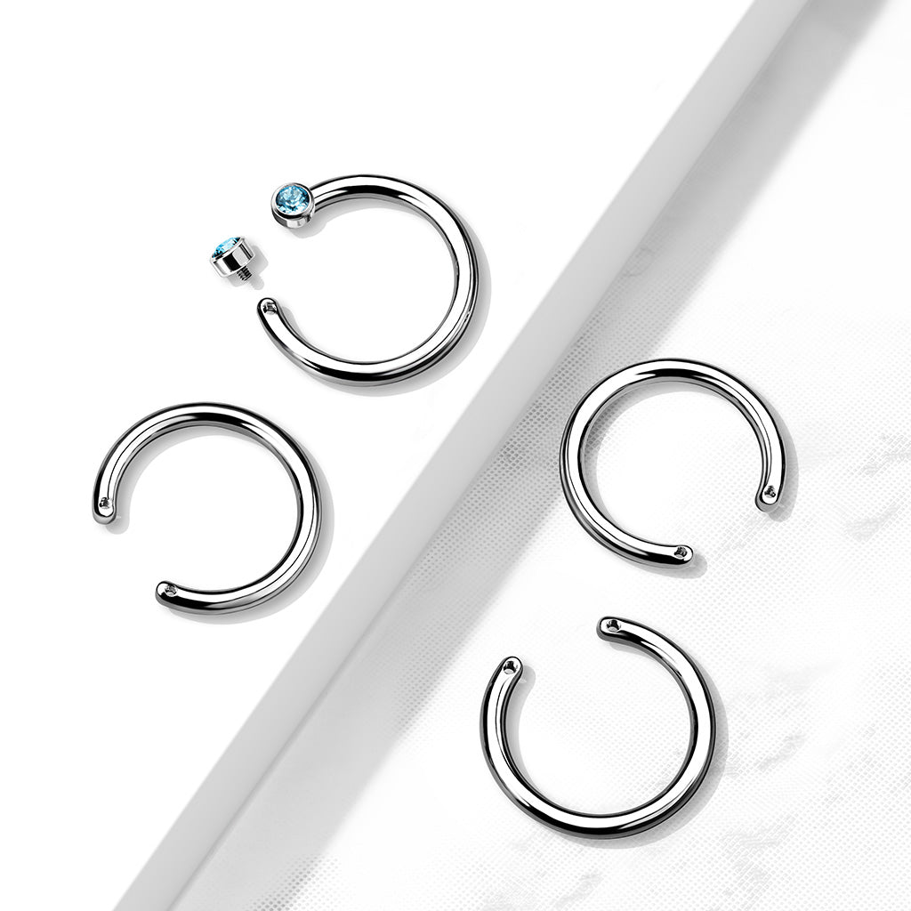 ASTM F136 Titanium Implant Grade Titanium Internally Threaded 2 Hole...