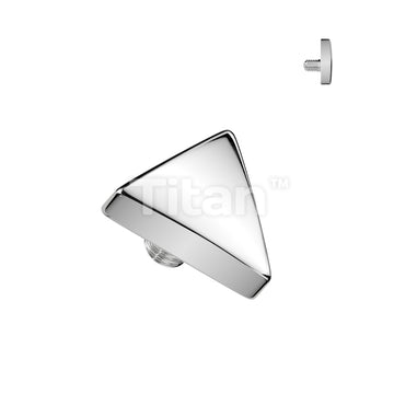 Implant Grade Titanium Internally Threaded Flat Triangle Top - Image 2