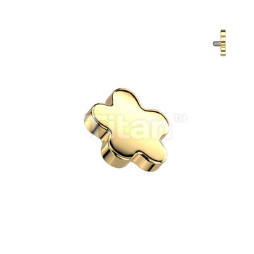 Implant Grade Titanium Internally Threaded Flower Top - Image 2