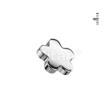 Implant Grade Titanium Internally Threaded Flower Top - Image 3