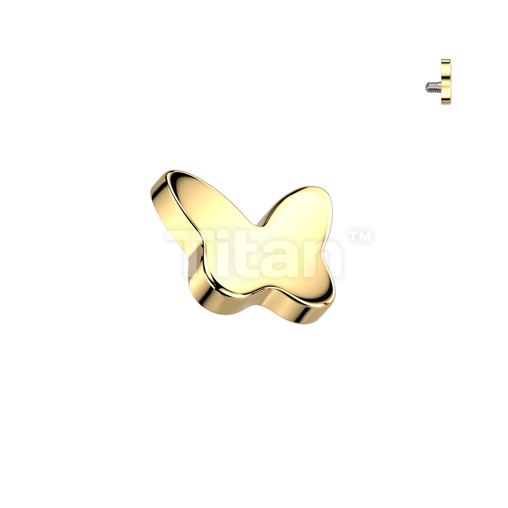 Implant Grade Titanium Internally Threaded Butterfly Top - Image 2