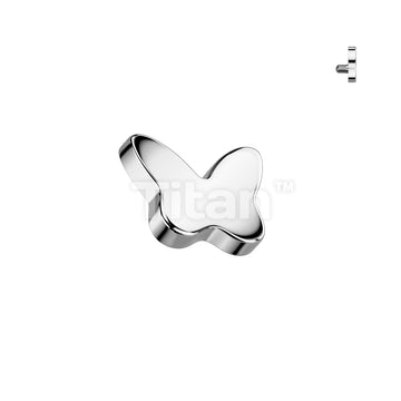 Implant Grade Titanium Internally Threaded Butterfly Top - Image 3