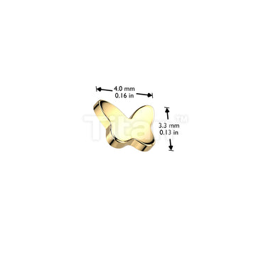 Implant Grade Titanium Internally Threaded Butterfly Top - Image 4