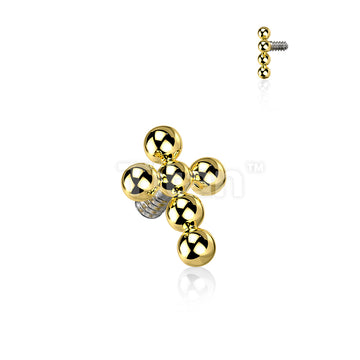 ASTM F136 Titanium Implant Grade Titanium Internally Threaded Beaded... - Image 3