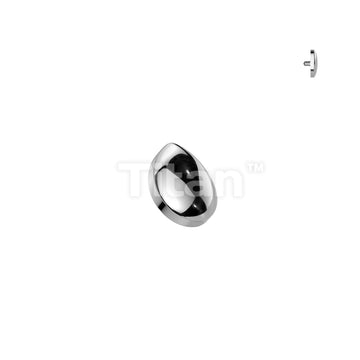 Implant Grade Titanium Internally Threaded Teardrop Top - Image 3
