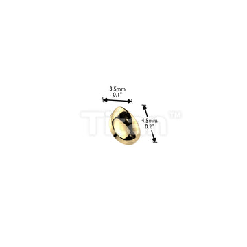 Implant Grade Titanium Internally Threaded Teardrop Top - Image 4