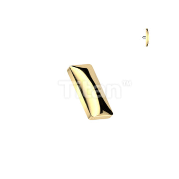 Implant Grade Titanium Internally Threaded Rounded Rectangle Top - Image 2