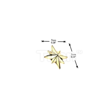 Titanium Internally Threaded Starburst Top - Image 4