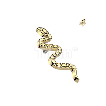 Implant Grade Titanium Internally Threaded Snake Top - Image 2