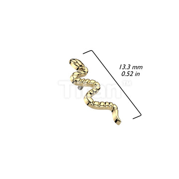 ASTM F136 Titanium Implant Grade Titanium Internally Threaded Snake Top - Image 5