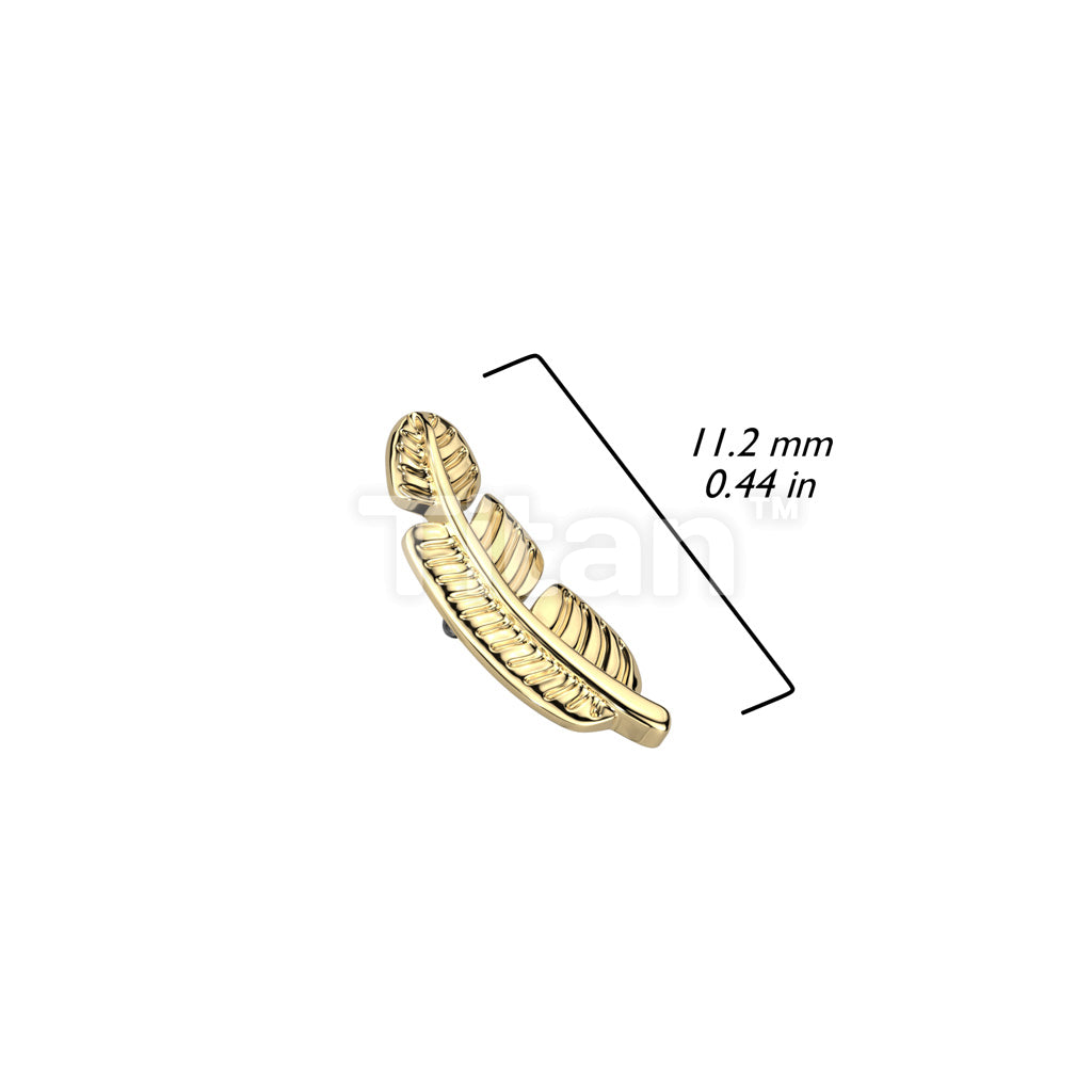 ASTM F136 Titanium Implant Grade Titanium Internally Threaded Leaf Top - Image 4
