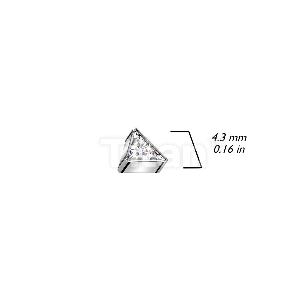 ASTM F136 Titanium Implant Grade Titanium Internally Threaded Triangle... - Image 6