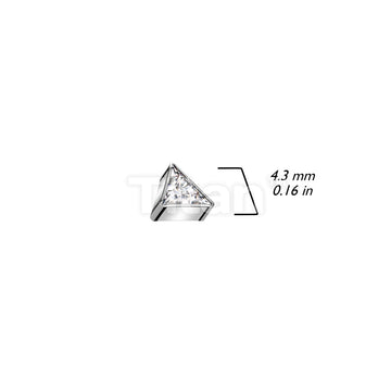 ASTM F136 Titanium Implant Grade Titanium Internally Threaded Triangle... - Image 6