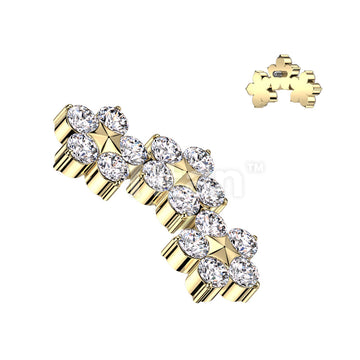 ASTM F136 Titanium Implant Grade Titanium Internally Threaded Triple CZ... - Image 3