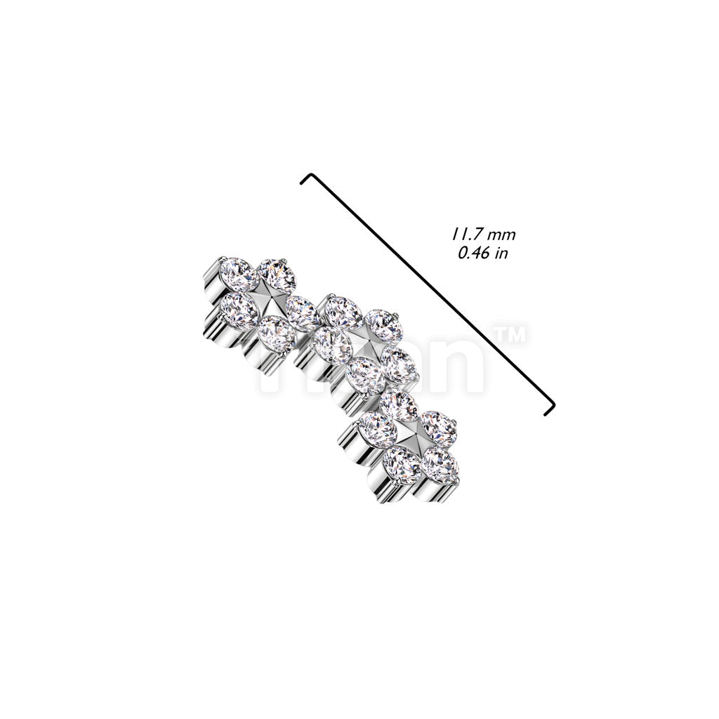 ASTM F136 Titanium Implant Grade Titanium Internally Threaded Triple CZ... - Image 4