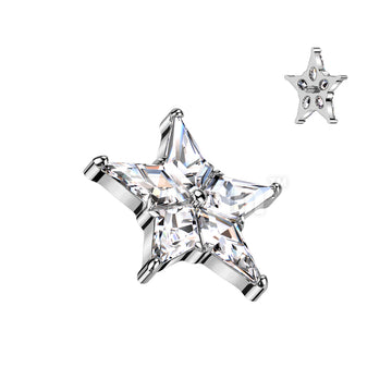 Implant Grade Titanium Internally Threaded Star CZ Top - Image 2