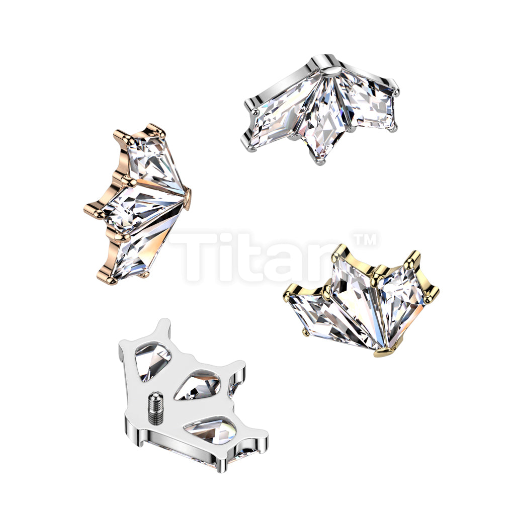 ASTM F136 Titanium Implant Grade Titanium Internally Threaded With 3 CZ...