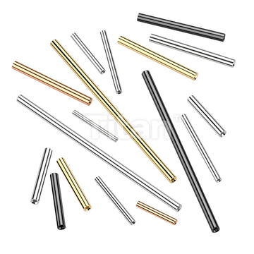 Implant Grade Titanium Threadless Push In Barbell Pins