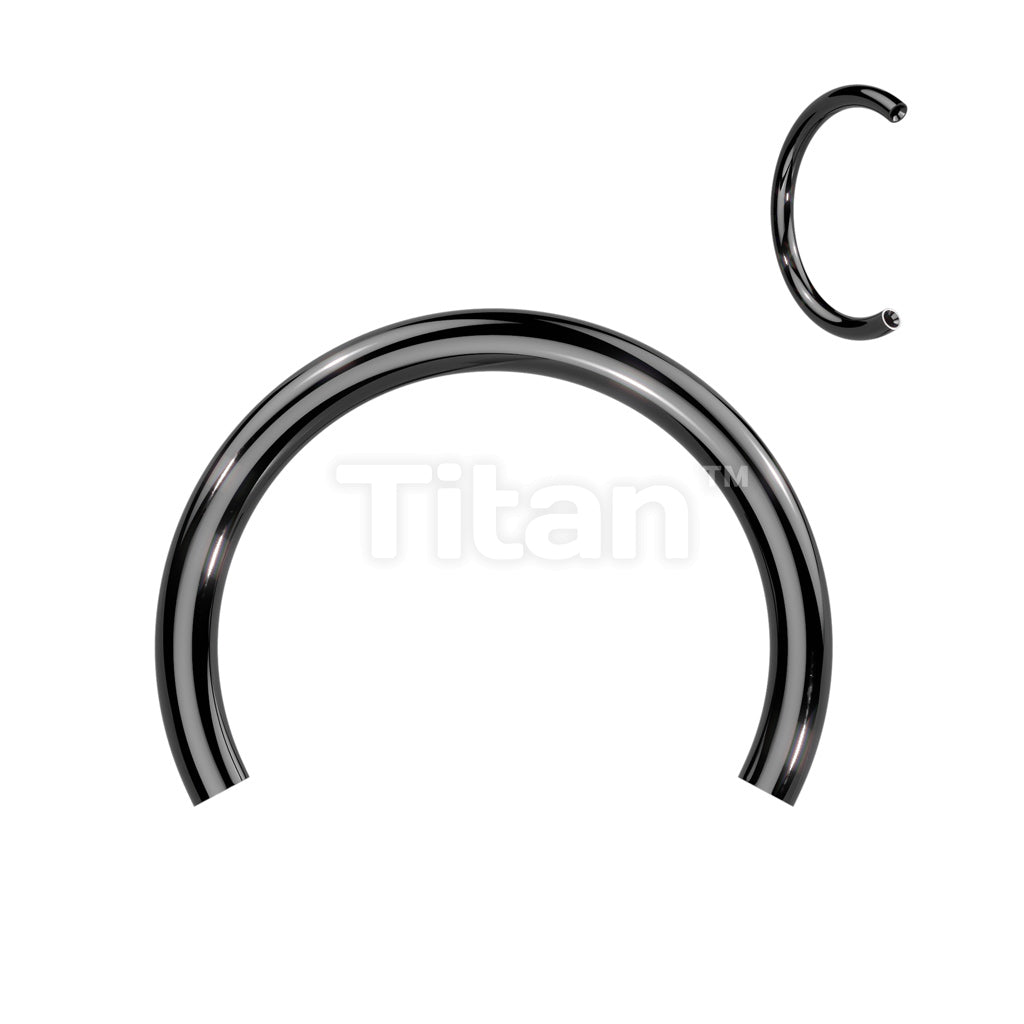 Implant Grade Titanium Threadless Push In Horseshoe Barbell Pins - Image 3