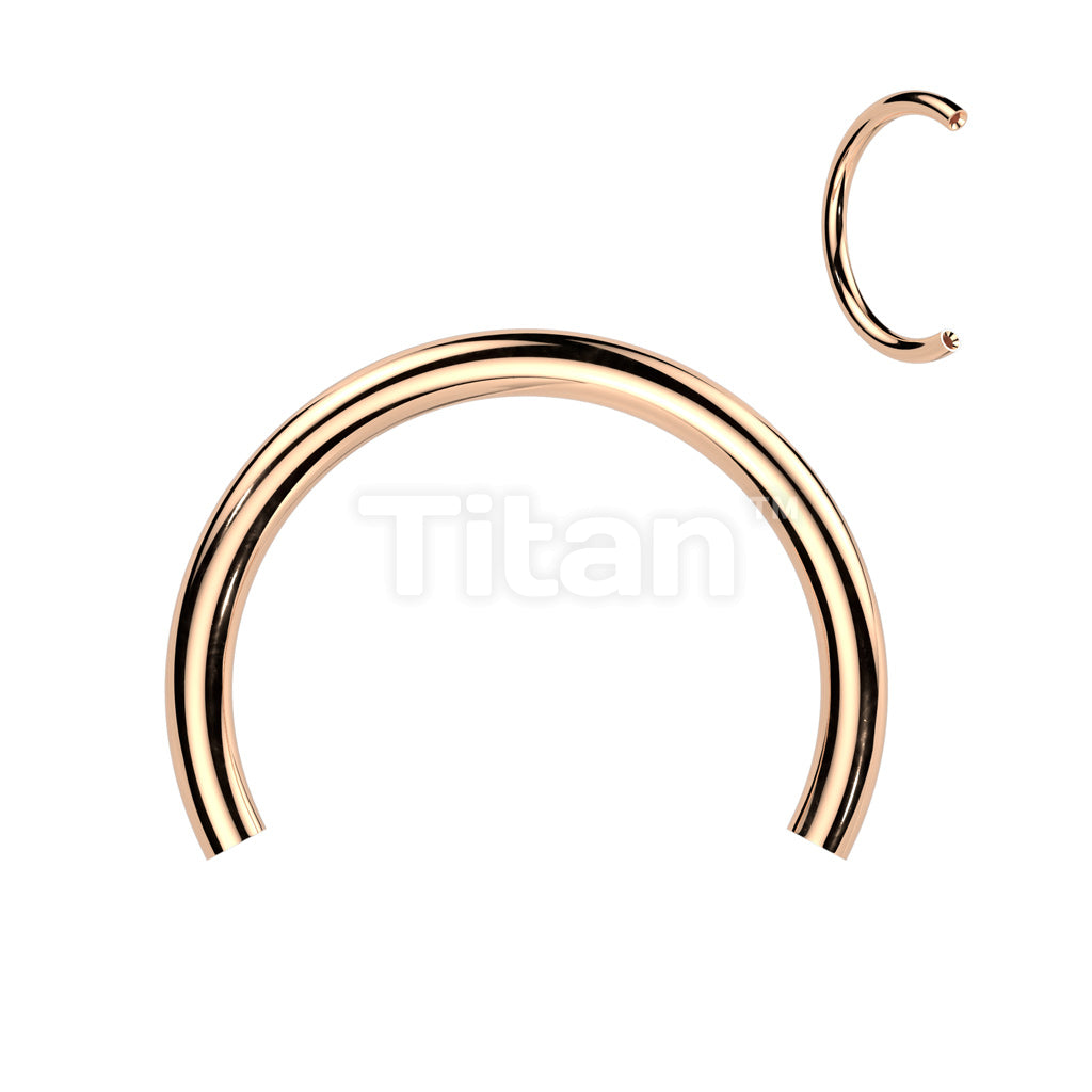 Implant Grade Titanium Threadless Push In Horseshoe Barbell Pins - Image 4