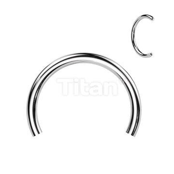 Implant Grade Titanium Threadless Push In Horseshoe Barbell Pins - Image 5