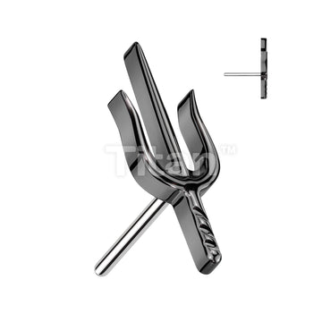 Implant Grade Titanium Threadless Push In Trident Top - Image 3