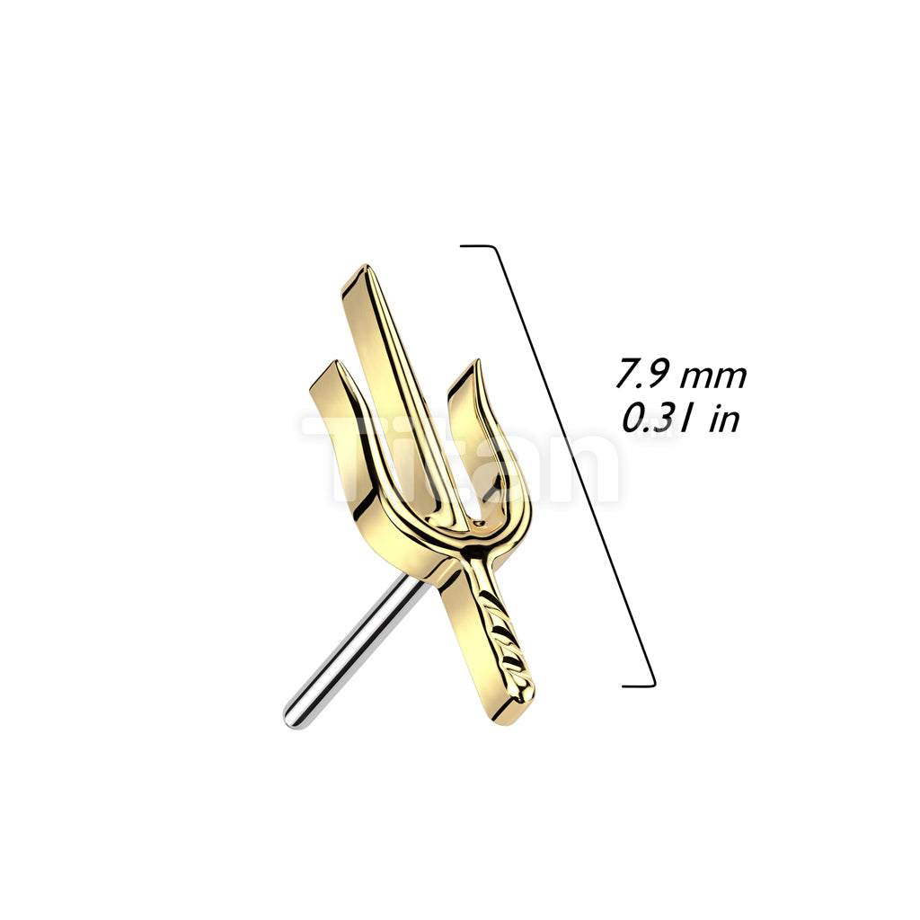 Implant Grade Titanium Threadless Push In Trident Top - Image 5
