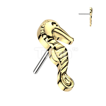 Implant Grade Titanium Threadless Push In Seahorse Top - Image 2