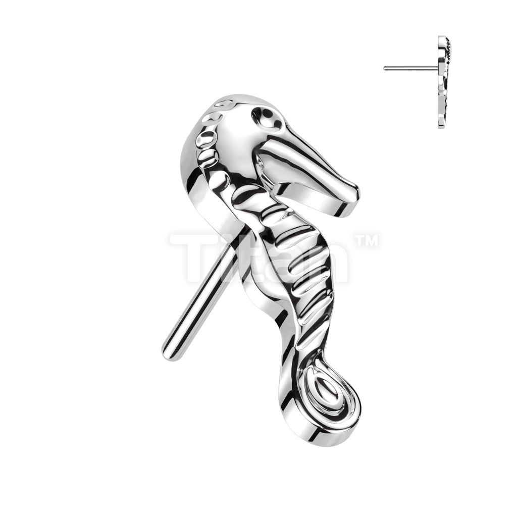 Implant Grade Titanium Threadless Push In Seahorse Top - Image 3