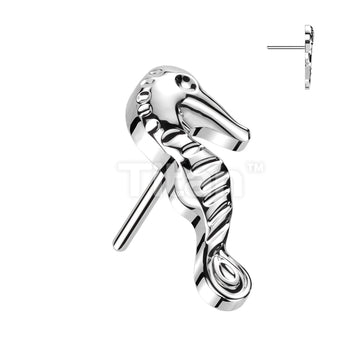 Implant Grade Titanium Threadless Push In Seahorse Top - Image 3