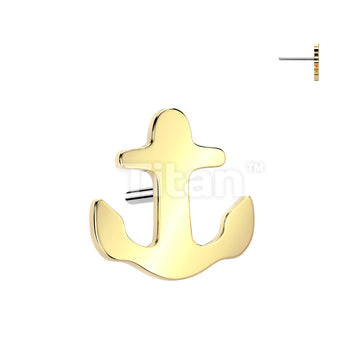 Implant Grade Titanium Threadless Push In Anchor Top - Image 2