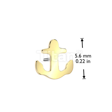 Implant Grade Titanium Threadless Push In Anchor Top - Image 4