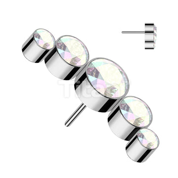 ASTM F136 Titanium Implant Grade Titanium Threadless Push In 5 Round... - Image 2