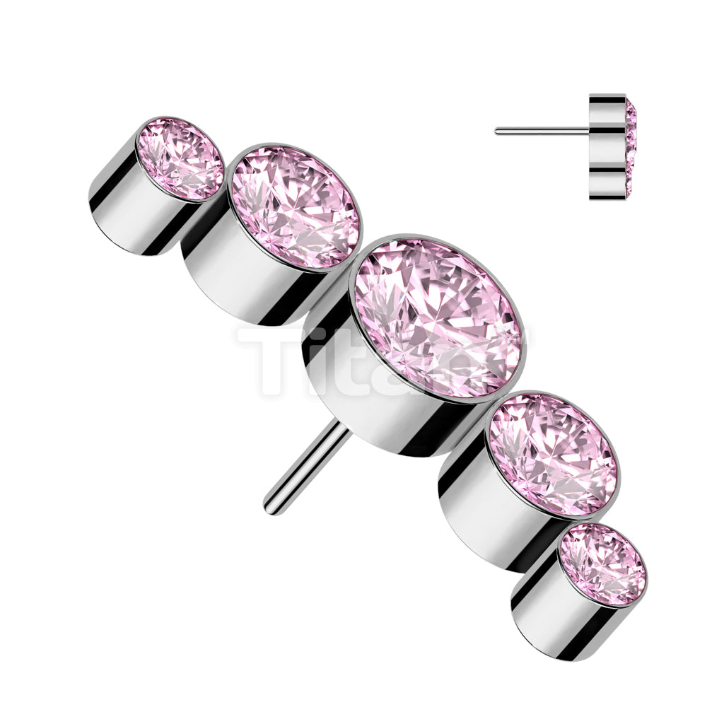 ASTM F136 Titanium Implant Grade Titanium Threadless Push In 5 Round... - Image 5