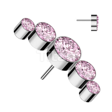 ASTM F136 Titanium Implant Grade Titanium Threadless Push In 5 Round... - Image 5