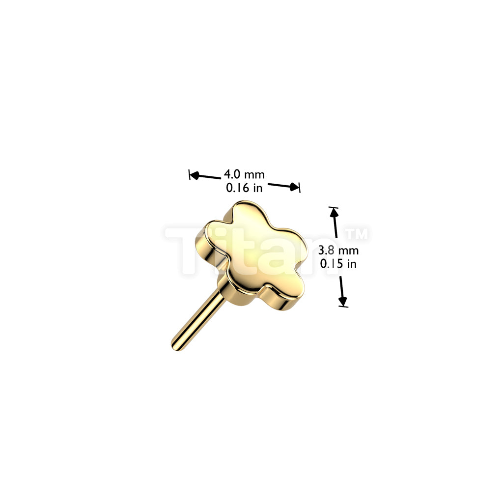 Implant Grade Titanium Threadless Push In Flower Top - Image 6