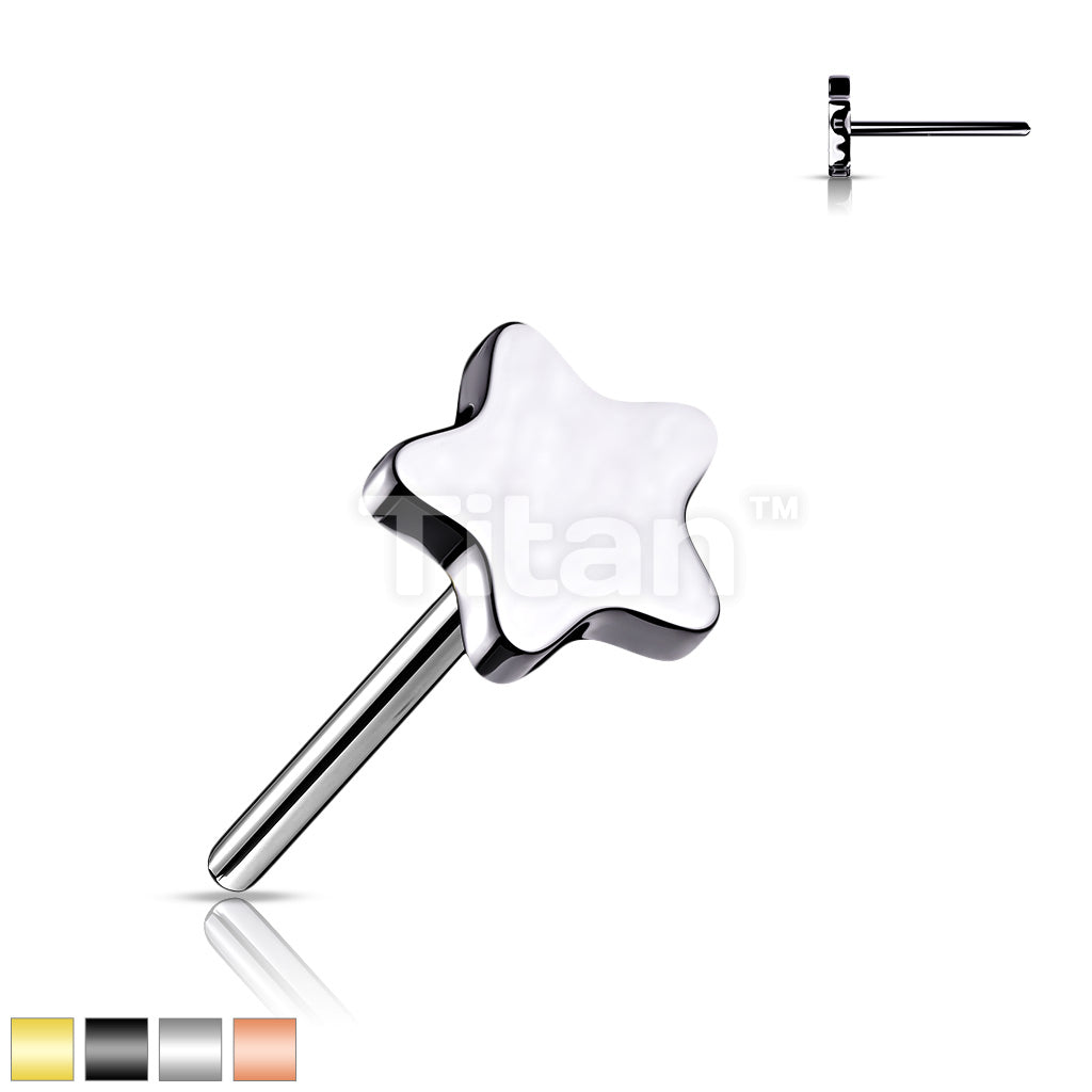 ASTM F136 Titanium Implant Grade Titanium Threadless Push In Star Top - Image 2