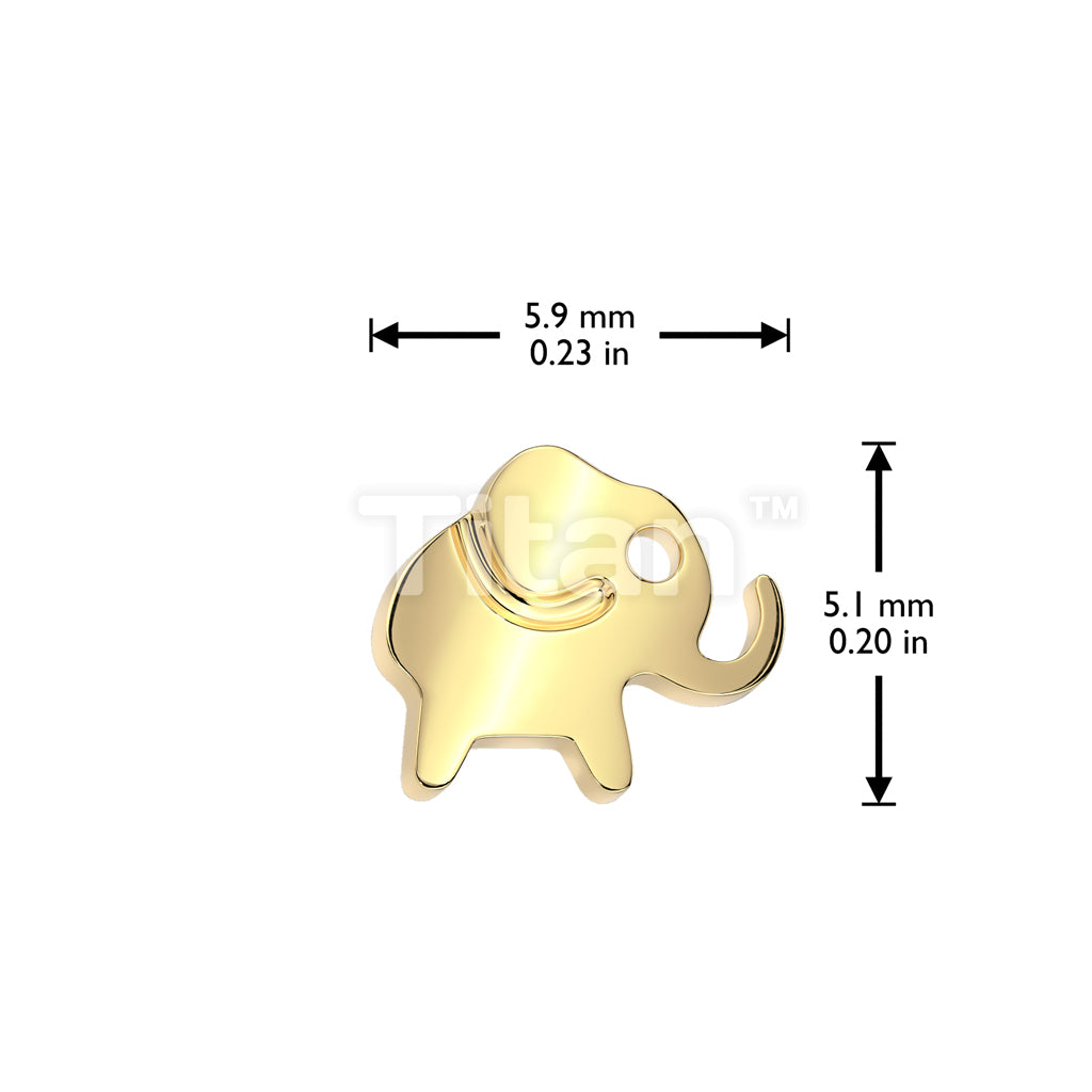 Implant Grade Titanium Threadless Push In Elephant Top - Image 4