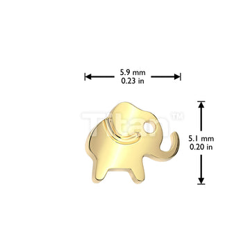 Implant Grade Titanium Threadless Push In Elephant Top - Image 4