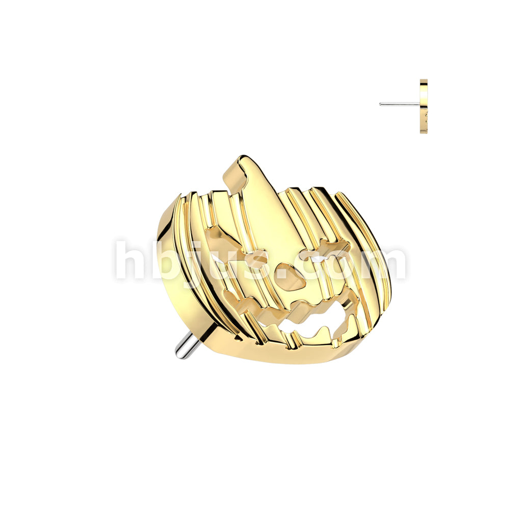Implant Grade Titanium Threadless Push In Jack-o-lantern Top - Image 2
