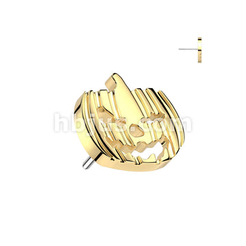 Implant Grade Titanium Threadless Push In Jack-o-lantern Top - Image 2