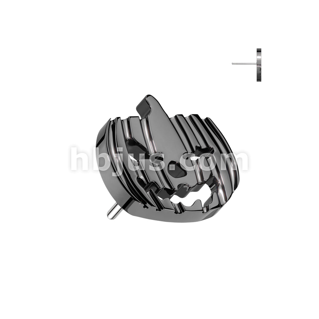 Implant Grade Titanium Threadless Push In Jack-o-lantern Top - Image 3