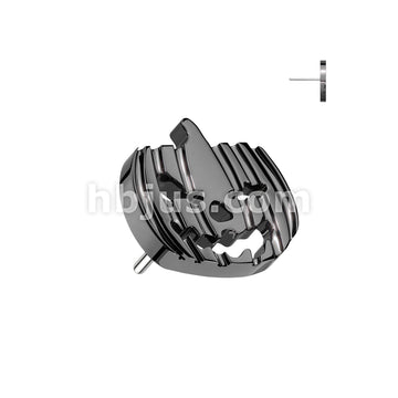 Implant Grade Titanium Threadless Push In Jack-o-lantern Top - Image 3