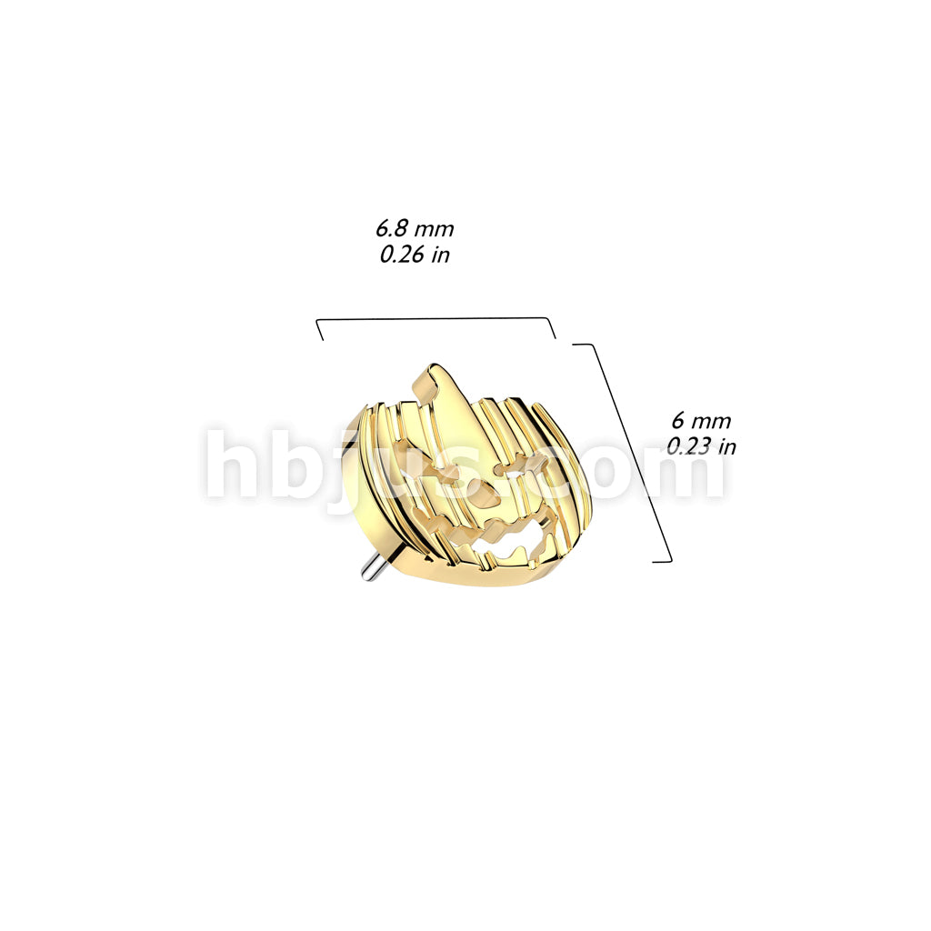Implant Grade Titanium Threadless Push In Jack-o-lantern Top - Image 5