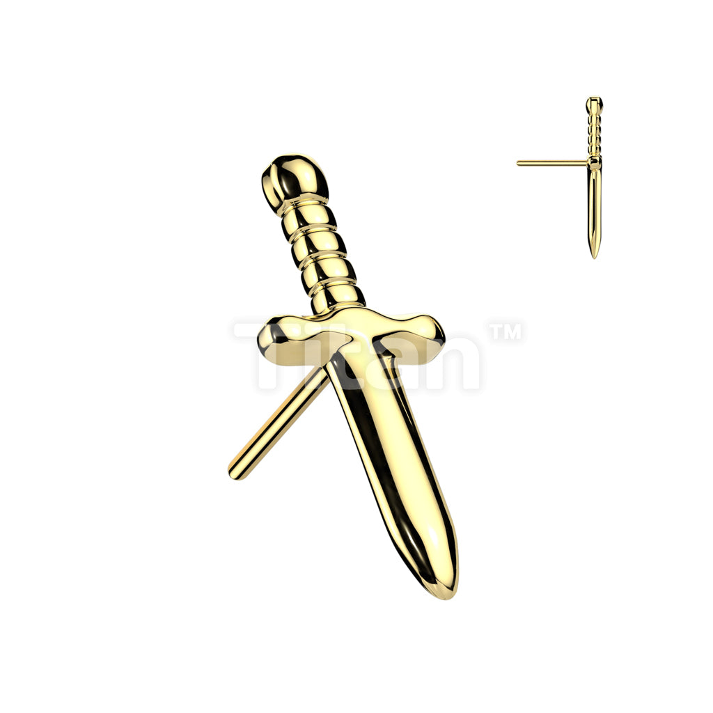 Implant Grade Titanium Threadless Push In Dagger Top - Image 2