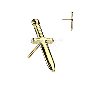 Implant Grade Titanium Threadless Push In Dagger Top - Image 2