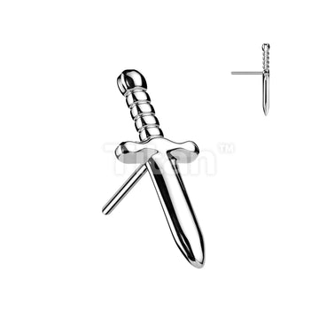 Implant Grade Titanium Threadless Push In Dagger Top - Image 4